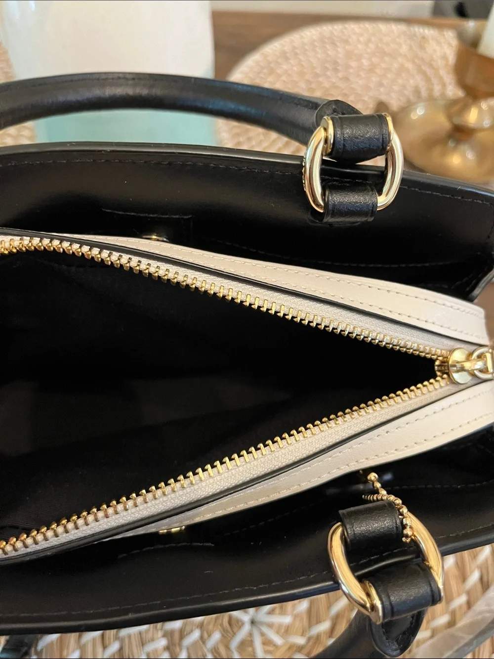 Coach signature crossbody bag